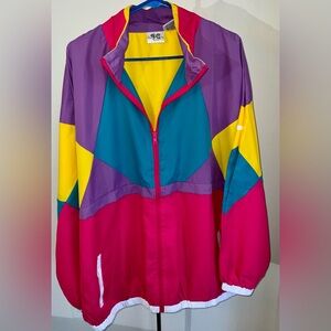 Funny Guy Windbreaker for all the retro vibes - relaxed fit - size XL